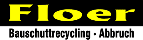Logo - Floer Bauschuttrecycling aus Steinfurt